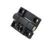 10PCS Adjustable Torque Hinge 43mmx36mm Black Plastic 4 Countersunk Holes