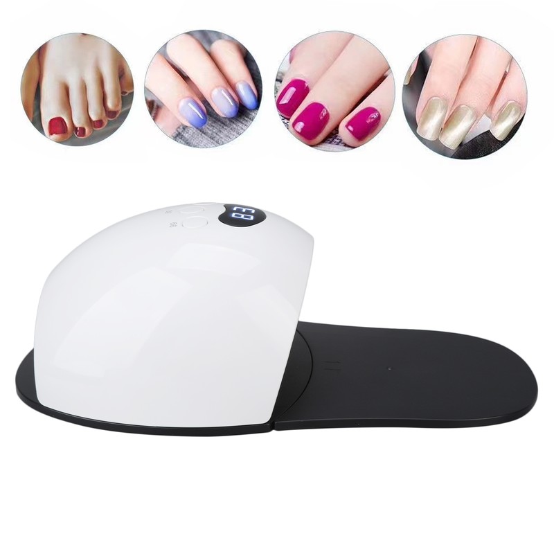 48W UV LED Gel Nail Lamp Painless Removable Nail Dryer