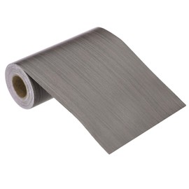 MECCANIXITY Wood Grain Repair Tape, 5 Inch x 33 Feet Self Adhesive Wood Grain Tape Multi-Purpose Wallpaper Border Trim for Furniture Floors Windows Doors Tables Home DIY Projects, Dark Walnut