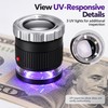 30X Pocket Magnifier – LED & UV Loupe with Adjustable