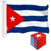 G128 Cuba Cuban Flag 3x5 Ft 5Pack 150D Printed Polyester