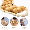 Hovom Wood Back Massage Roller Rope Tool,Lymphatic Drainage,Wood Therapy Massage