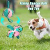 Addcean Dog Toy Balls with Chewing Ropes, Pet Flying Saucer