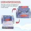 Furnishh Kids Sofa Couch Fold Out, Baby Toddler Comfy Soft