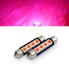 Genssi 42mm LED Bulbs Pair Pink 4 SMD 576 578