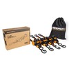 Keeper 2-Pack Retractable Ratchet Tie Down Straps – 1" x