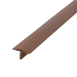 Outwater Plastic T-molding 1/2 Inch Tan Flexible Polyethylene Center Barb Tee Moulding 25 Foot Coil