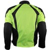 Vance Leather Roadside Mens All-Season Hi-Viz Reflective Mesh & Textile