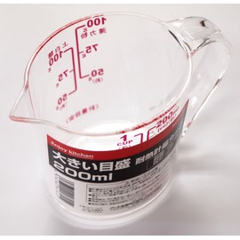 Pearl Metal ENJOY KITCHEN C-4741 Large Scale Heat Resistant Measuring Cup, 6.8 fl oz (200 ml)
