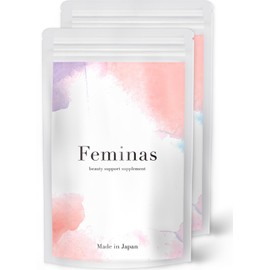 Feminas Nutritional Functional Food Heme Iron, Iron, 10 mg, Folic Acid, 200μg, Domestic Production, B Vitamin C, 8 Types of Japanese and Chinese Formulation, Iron Supplement (60 Day Supply)