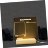 Operitacx Lighted Dry Erase Board LED Note Board LED White