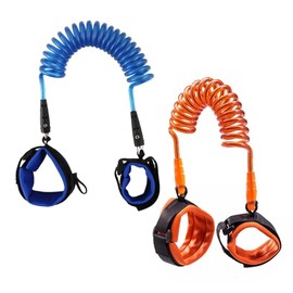 QOCUILC Pack of 2 children's leads, wrist belt leash, safety wrist cuff, children's lead, anti-lost wrist belt children, safety wrist strap, multicoloured