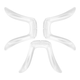 Healifty Nose Pads for Glasses 3pcs Eyeglasses Nose Pads Silicone Glasses Nose Pads Replacement One-Piece Antislip Nosepads for Eyeglass Eye Glasses Sunglasses Eye Glasses Nose Pads