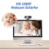 DDKJ Webcam Full HD 1080P, PC Camera with Microphone, Computer