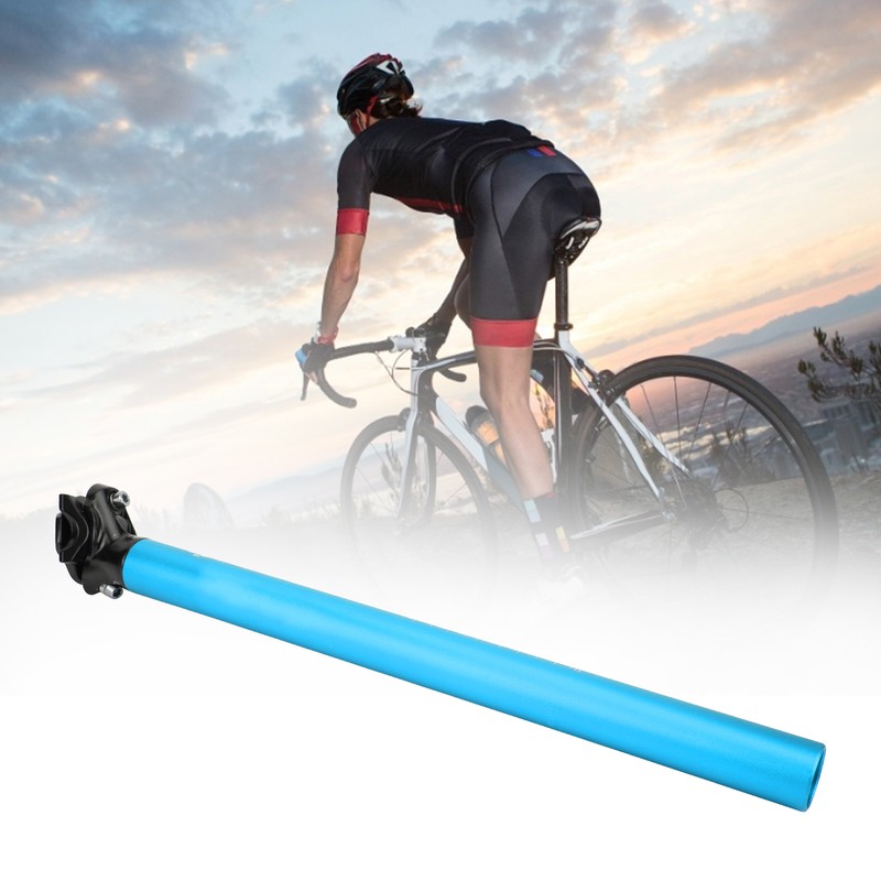 LUNJE Mountain Bike Seatpost Bicycle Adjustable Aluminum Alloy Saddle Post