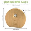 WIYETY Vogelgezwitscher Bewegungsmelder-Box: Vogelgeräusche Box mit Wandhalterung, Naturgeräusche Box Vogelgezwitscher