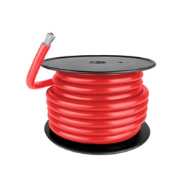 1/0 Gauge Primary Boat Cable - 18 ft Marine Grade Wire Tinned Oxygen-Free Copper - 1/0 AWG UL 1426 Standard PVC Wire for Boat, Automotive, Speakers, Camper & Trailers
