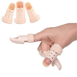 Plastic Finger Splints,3-Size Pack Mallet Finger Brace Mallet Dip Finger Support, Trigger Finger, Finger Support Brace, Finger Immobilizer