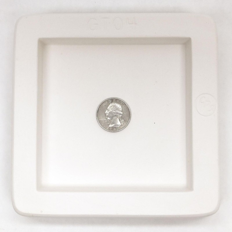 4" Square Tile Casting Mold