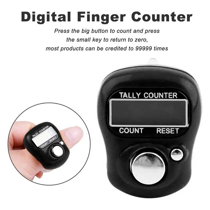 Knit Row Counter, Finger Digital Counter, LCD display digital finger