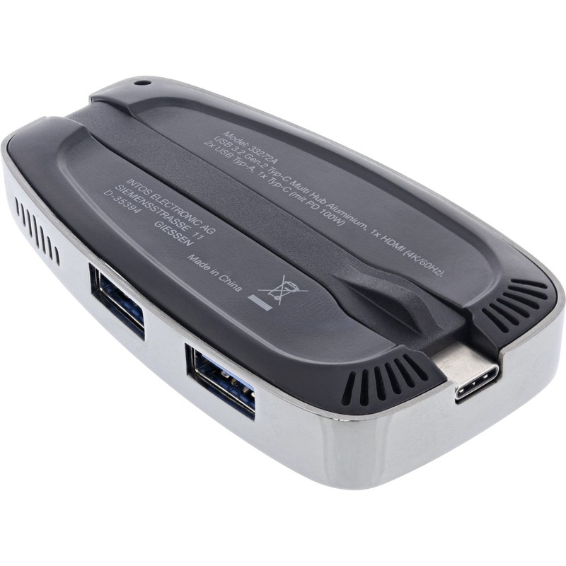 InLine® Multifunctional Hub USB 3.2 Gen.2 USB Type-C (2 x