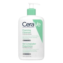 Cerave Gel Limpiador Espumoso Diario Para Piel Mixta, Grasa O Con Acné 473 Ml