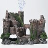 Aquarium Castle Fish Tank Bubbler Decorations for Aquatic Pets to