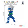 A4f Solutions Rompecabezas 3d Mini Bloques Armables Kakashi Hatake 1518pz