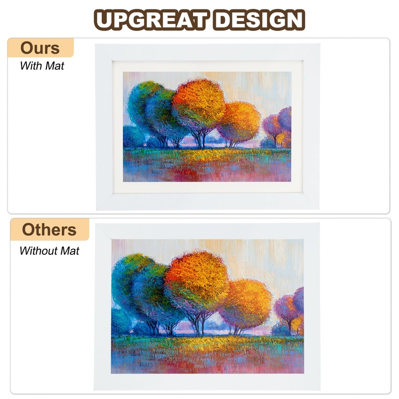 PATIKIL Art Frame 8.5x11 Front Opening Frames Artwork Frames Changeable