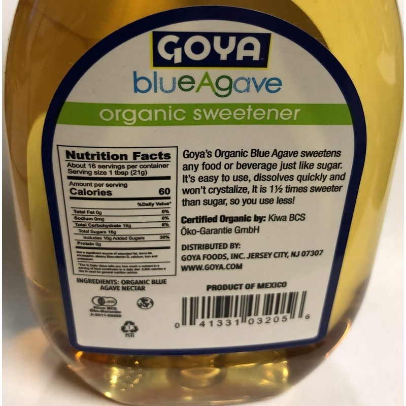 Blue Agave Organic Sweetener, 2 Pack
