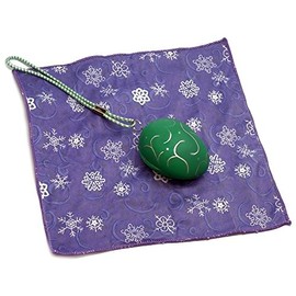 Hi-Look Inc. Holiday Christmas Theme Cleaning Cloth, Christmas Egg with Cloth (Green Style 2)
