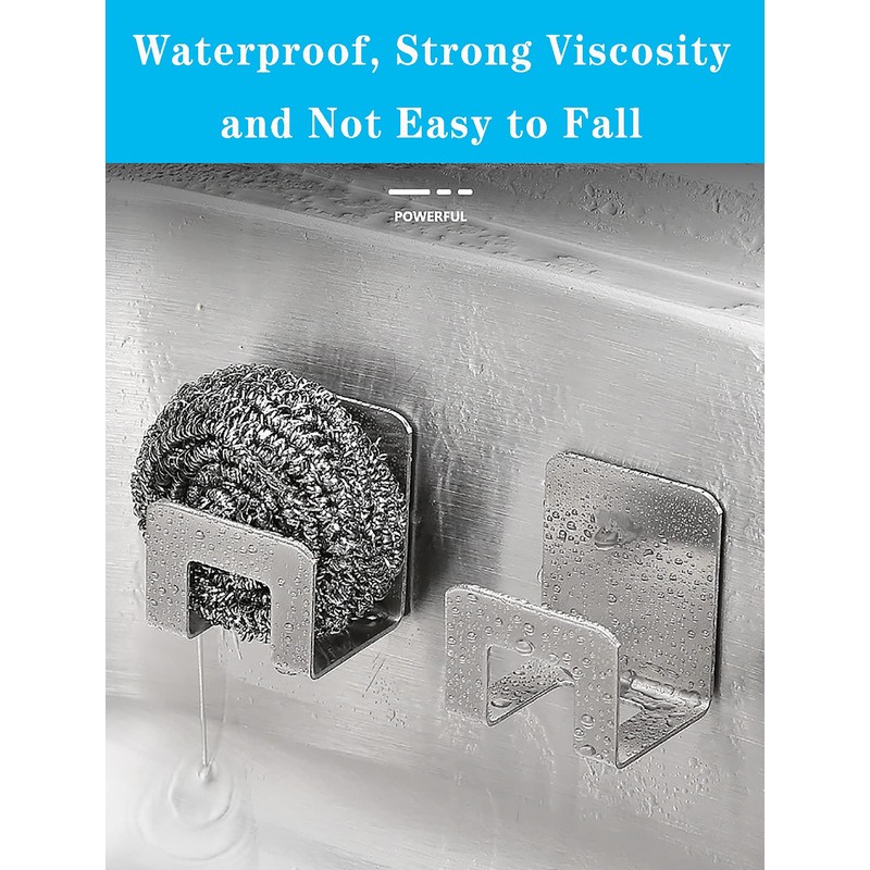 Envibe Sponge Holder, 2 Pack Sponge Holder for Kitchen Sink,