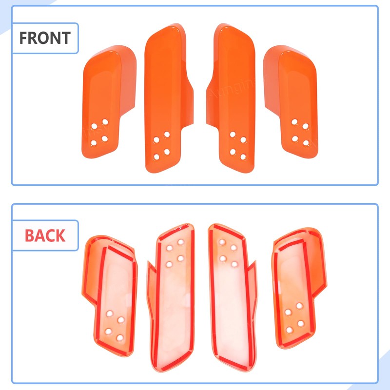 Aunginsy Inner Door Handle Panel Trim Cover Compatible with Ford