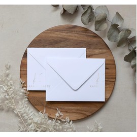 100 x C6 White Envelopes for A6 Greeting Cards Christmas Cards Wedding Invitation Crafts 114x162mm