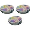 Stephanie Imports Set of 3 Double Sided Magnifying Compact Slim
