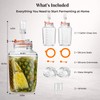 Glolaurge 1 Gallon Fermentation Jars with Airlocks & Glass Weights,