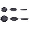 Zirbel Colander Foldable Set of 2 Pasta Strainer Space-Saving