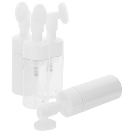 MERRYHAPY Facial Cleansing Brush Set 4pcs Brush Bottle Manual Face Brush Gentle Skin Exfoliation Tool