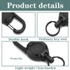 FveVqe 3PCS Retractable Keychain, Bearing force Durable Lanyard Retractable, Aesthetics