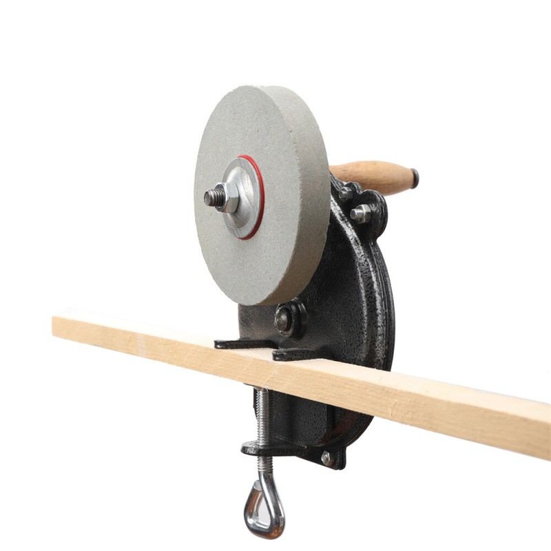 Hand-cranking Grinding Machine Kitchen Small Knife Sharpener Tool 6 Inches
