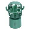 Mini Fan Cactus Shape Shaking Head Low Noise USB Charging