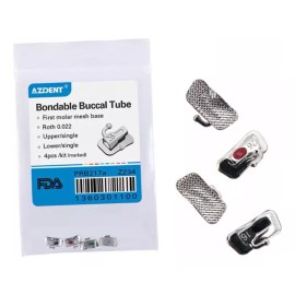 Azdent Kit Tubos Para Bracket Ortodoncia Roth 0.022 4 Piezas