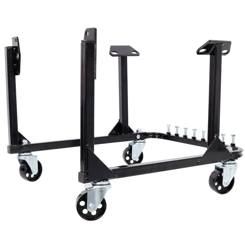 ROCKRAIN 750LBS Heavy-Duty Engine Cradle: Industrial Steel Motor Stand with