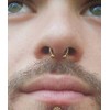 MODRSA Fake Nose Ring Gold Fake Nose Rings Fake Septum