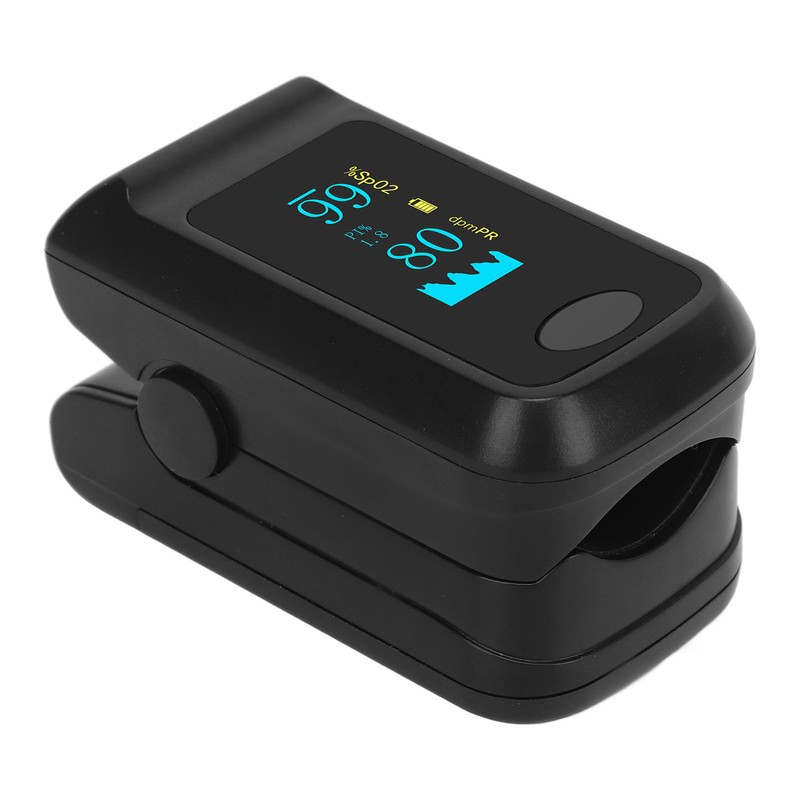 Organic LED Fingertip Pulse Oximeter Blood Oxygen Saturation Monitor With