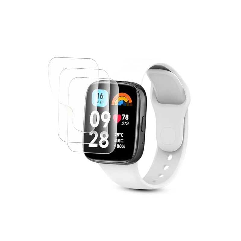 [Set of 3] For Redmi Watch 3 Active Film, Soft