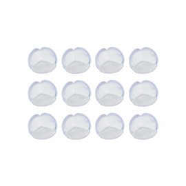 Table Corner Protectors for Furniture - Silicone Corner Guards Self-Adhesive, 12 Pcs - Clear Furniture Corner & Edge Safety Bumpers - Sharp Edge Protector Pads for Desk, Glass Tables, Ball Shape