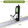 Combination Angle Ruler, Right Angle Ruler, Carpenter Square, Combination Square,