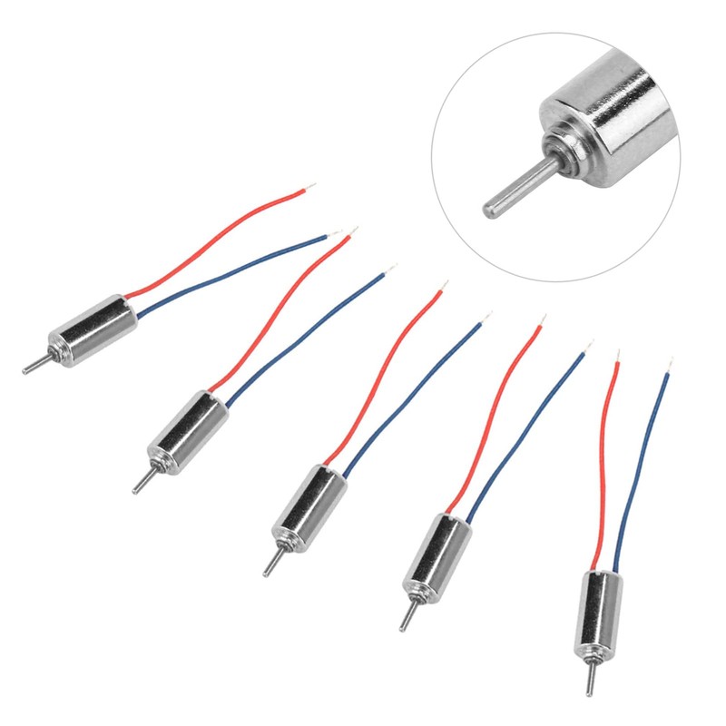Micro Coreless Motor, 5pcs DC 4.5V 32250RPM Tiny Electric Motor