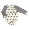 Babysoy All Star Baseball Newborn Baby Long Sleeve Bodysuit/Onesie (Thunder, 12-18 Months)